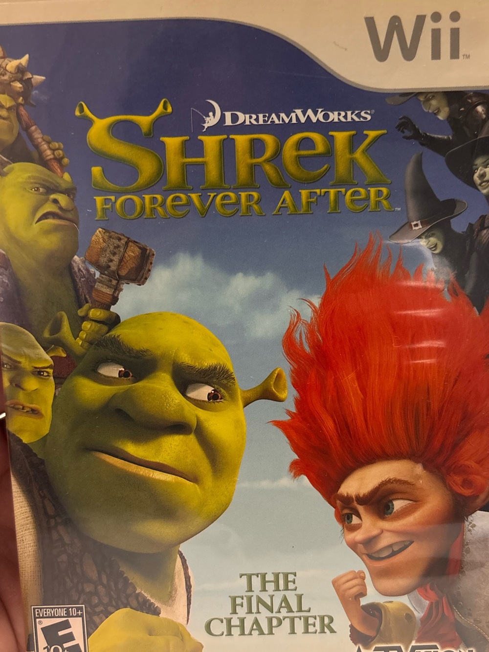Nintendo Wii Shrek Forever After – Green & Red Cover
